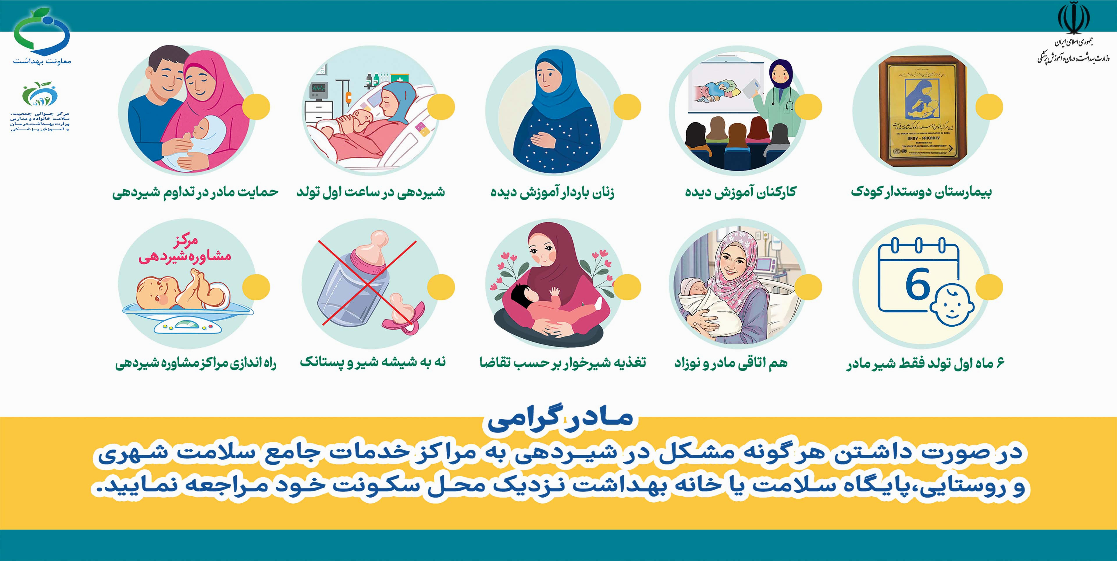 آموزشی هفته شیر مادر